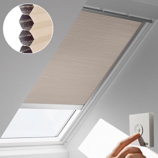 VELUX FSC Solar verduisterend plissé gordijn